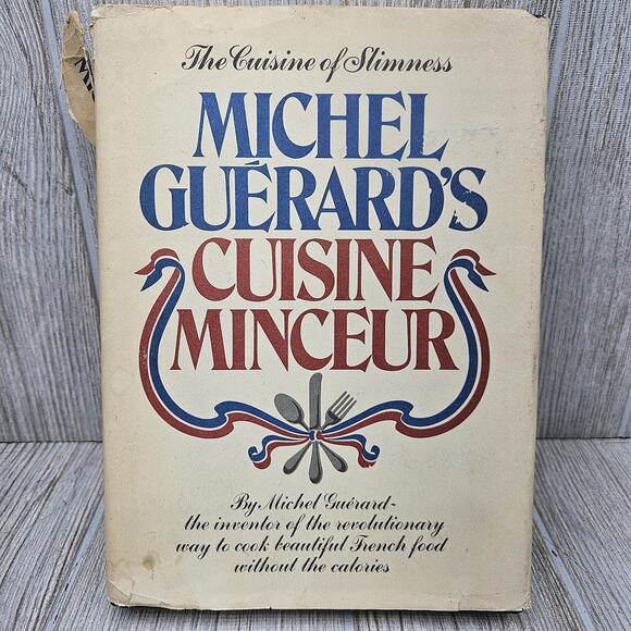 Vintage 1976 Michel Guerard Cuisine Minceur French Cookbook Hardcover Diet Recip - Picture 1 of 13